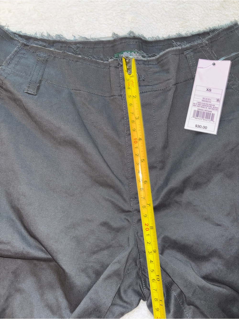 Wild Fable Women's Dark Gray Mid-Rise Chino Pants - Picture 4 of 7
